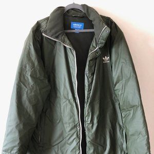 Men's Adidas Insulated Long Coat/Jacket Size XL